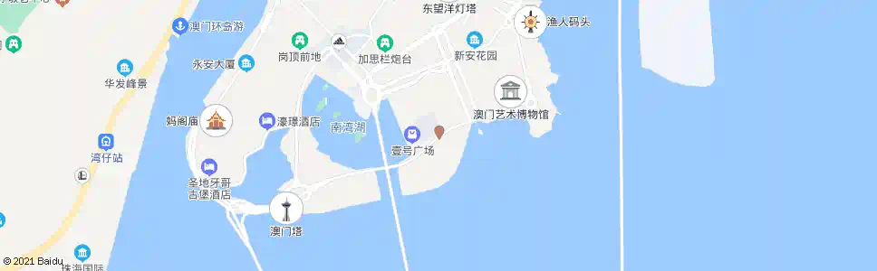 澳門孫逸仙大馬路_巴士站地圖_澳門巴士_妙搜巴士搜尋2025