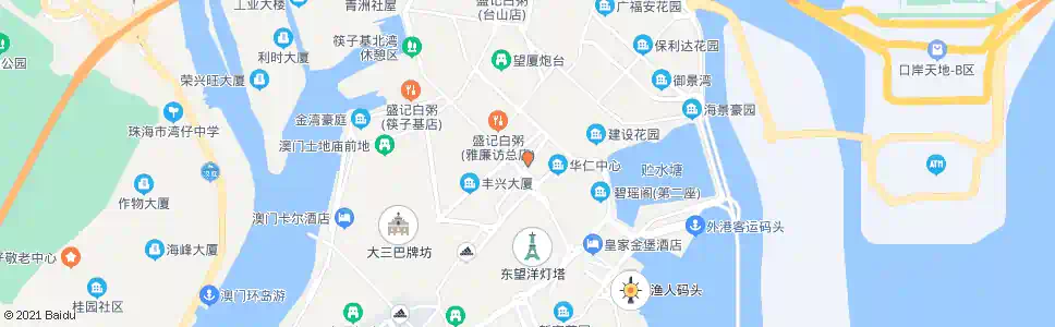 澳門荷蘭花園_巴士站地圖_澳門巴士_妙搜巴士搜尋2025