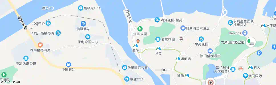 澳門凼仔海濱花園_巴士站地圖_澳門巴士_妙搜巴士搜尋2025