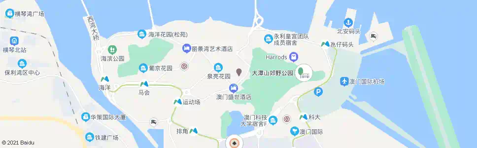 澳門湖畔大廈_巴士站地圖_澳門巴士_妙搜巴士搜尋2025