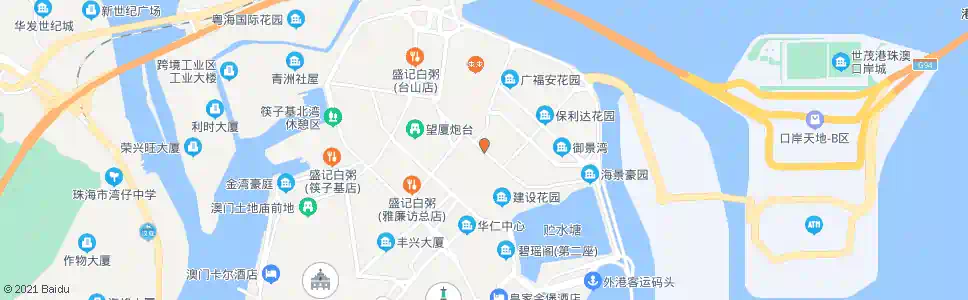 澳門慕拉士巷_巴士站地圖_澳門巴士_妙搜巴士搜尋2025