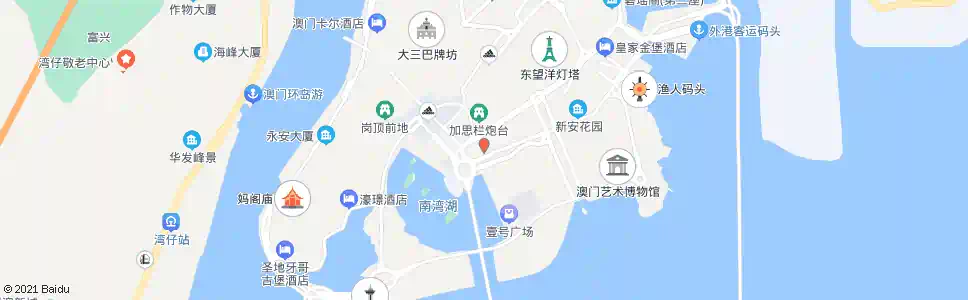 澳門葡京酒店_巴士站地圖_澳門巴士_妙搜巴士搜尋2025