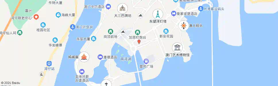 澳門葡京路_巴士站地圖_澳門巴士_妙搜巴士搜尋2025