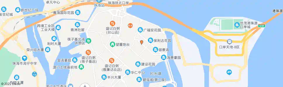 澳門黑沙環新街(北行)_巴士站地圖_澳門巴士_妙搜巴士搜尋2025