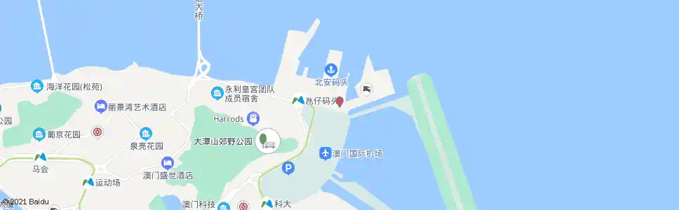 澳門雞頭馬路臨時站_巴士站地圖_澳門巴士_妙搜巴士搜尋2025