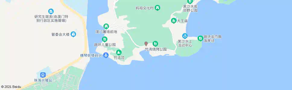 澳門竹灣馬路_巴士站地圖_澳門巴士_妙搜巴士搜尋2025