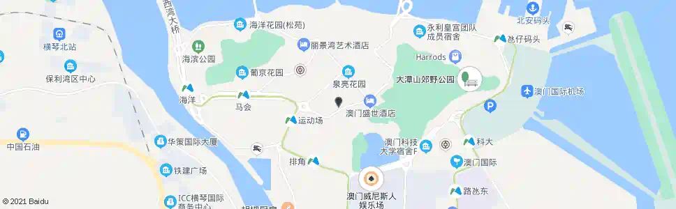 澳門花城公園_巴士站地圖_澳門巴士_妙搜巴士搜尋2025