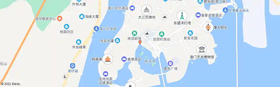 澳門南灣大馬路_巴士站地圖_澳門巴士_妙搜巴士搜尋2025