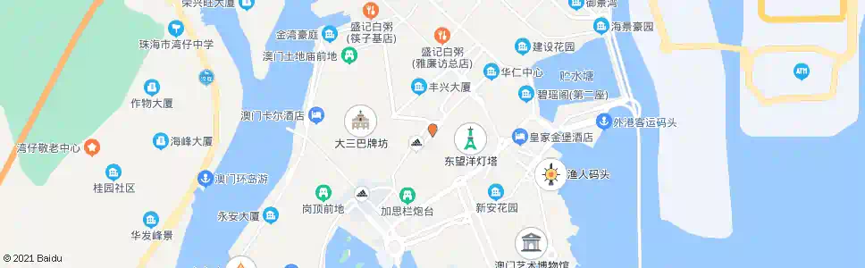 澳門望廈體育館_巴士站地圖_澳門巴士_妙搜巴士搜尋2025