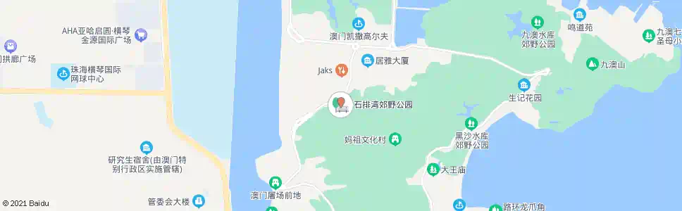 澳門石排灣郊野公園_巴士站地圖_澳門巴士_妙搜巴士搜尋2025