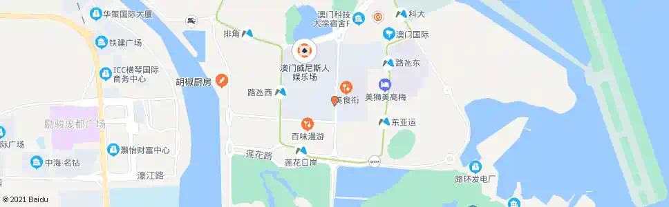 澳門連貫公路_巴士站地圖_澳門巴士_妙搜巴士搜尋2025