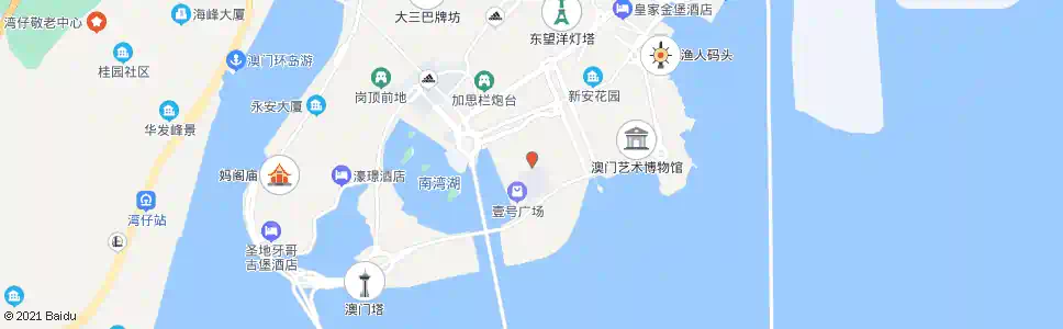 澳門十月一日前地_巴士站地圖_澳門巴士_妙搜巴士搜尋2025