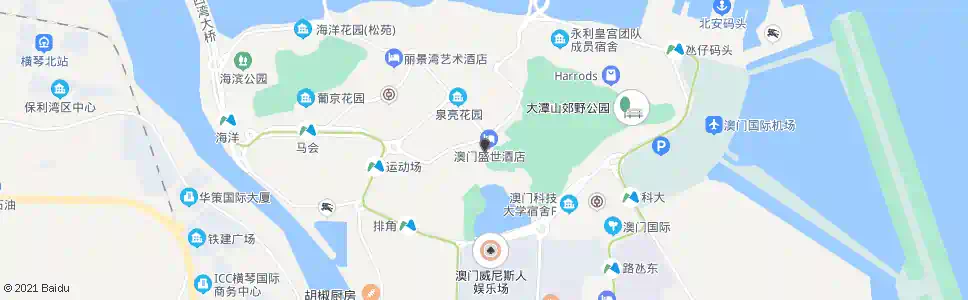 澳門凼仔茵景園_巴士站地圖_澳門巴士_妙搜巴士搜尋2025