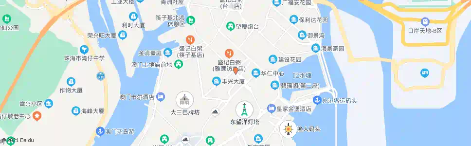 澳門高士德(培正)_巴士站地圖_澳門巴士_妙搜巴士搜尋2025