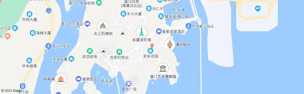 澳門廈門街_巴士站地圖_澳門巴士_妙搜巴士搜尋2025