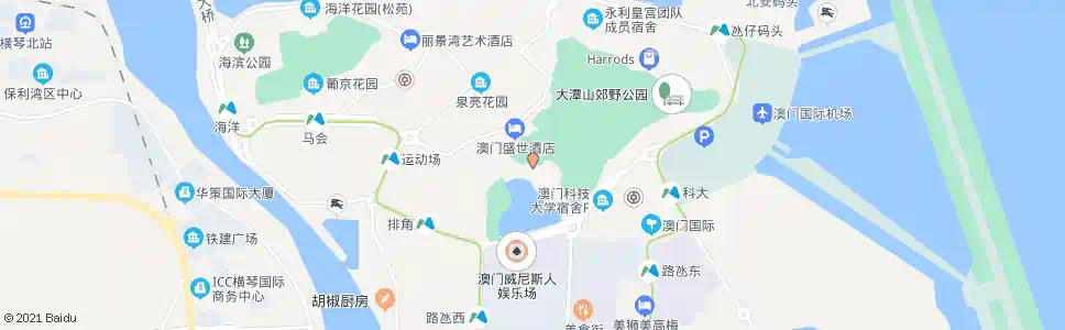 澳門凼仔CEM貨倉_巴士站地圖_澳門巴士_妙搜巴士搜尋2025