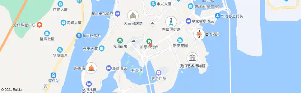 澳門加思欄馬路_巴士站地圖_澳門巴士_妙搜巴士搜尋2025