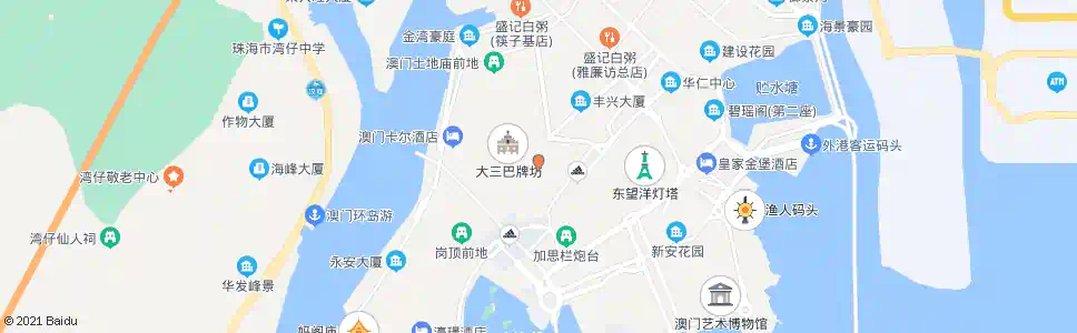 澳門凼仔大中華廣場_巴士站地圖_澳門巴士_妙搜巴士搜尋2025