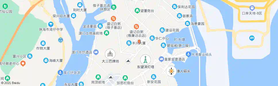 澳門盧廉若公園_巴士站地圖_澳門巴士_妙搜巴士搜尋2025