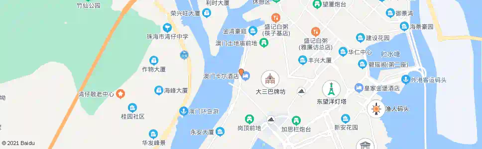 澳門柏港停車場_巴士站地圖_澳門巴士_妙搜巴士搜尋2025