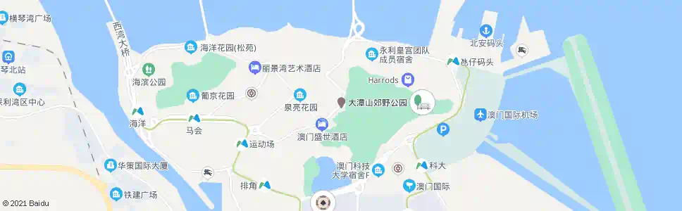 澳門湖畔公園_巴士站地圖_澳門巴士_妙搜巴士搜尋2025