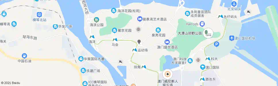 澳門運動場圓形地_巴士站地圖_澳門巴士_妙搜巴士搜尋2025