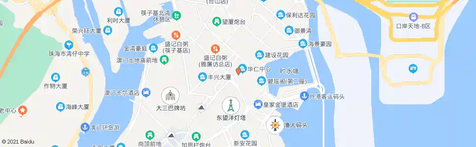 澳門二喉嚨公園_巴士站地圖_澳門巴士_妙搜巴士搜尋2025