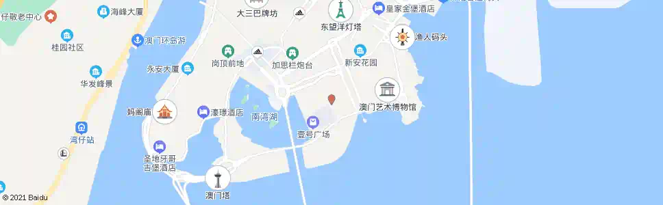 澳門城市日大馬路(波爾圖街)_巴士站地圖_澳門巴士_妙搜巴士搜尋2025