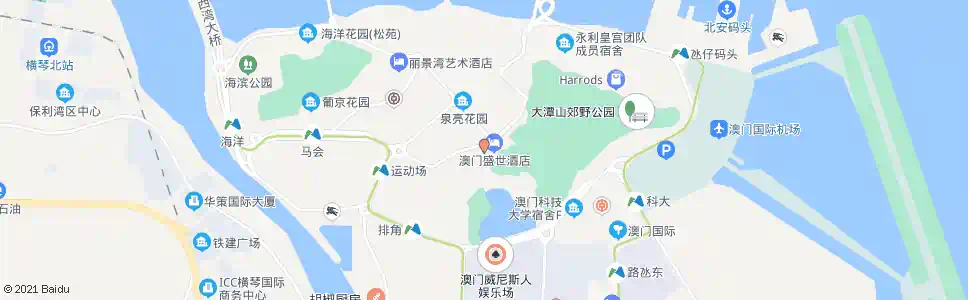 澳門泉悅花園_巴士站地圖_澳門巴士_妙搜巴士搜尋2025