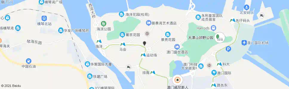 澳門匯景花園_巴士站地圖_澳門巴士_妙搜巴士搜尋2025