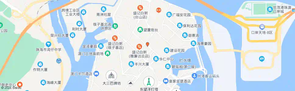 澳門愉景花園_巴士站地圖_澳門巴士_妙搜巴士搜尋2025