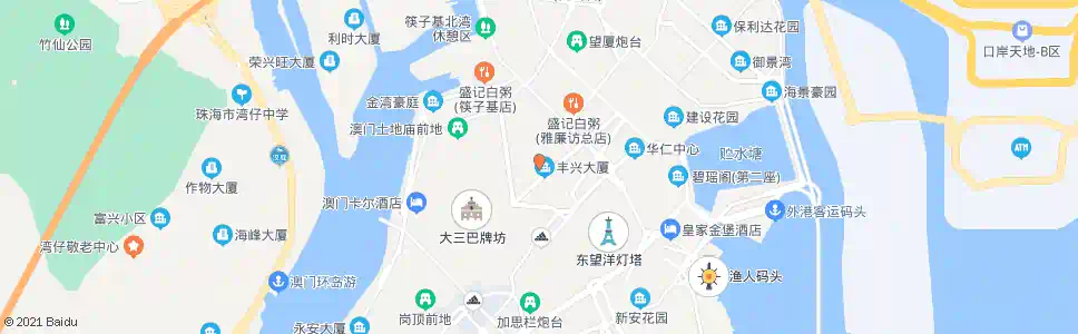 澳門歸僑總會_巴士站地圖_澳門巴士_妙搜巴士搜尋2025