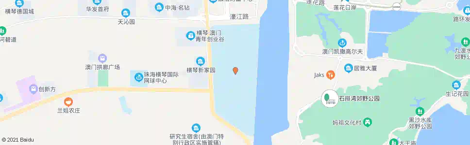 澳門雞頭馬路臨時站(北行)_巴士站地圖_澳門巴士_妙搜巴士搜尋2025