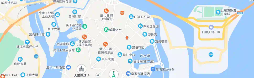 澳門八達新村_巴士站地圖_澳門巴士_妙搜巴士搜尋2025