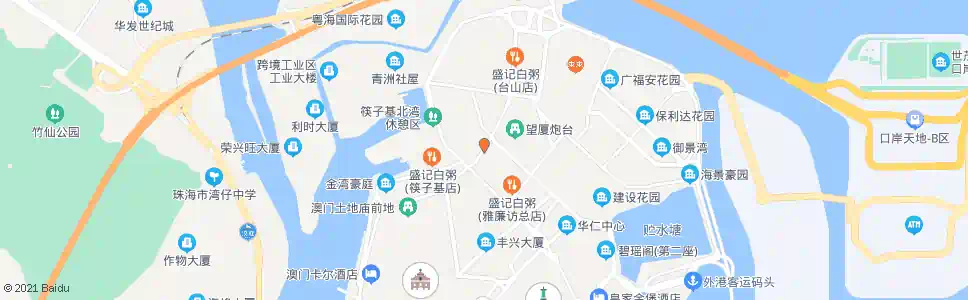 澳門提督馬路(雅廉訪)_巴士站地圖_澳門巴士_妙搜巴士搜尋2025