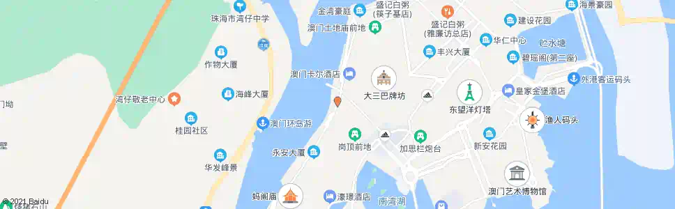 澳門火船頭街_巴士站地圖_澳門巴士_妙搜巴士搜尋2025