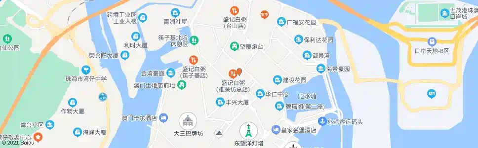 澳門聖方濟各老人院_巴士站地圖_澳門巴士_妙搜巴士搜尋2025