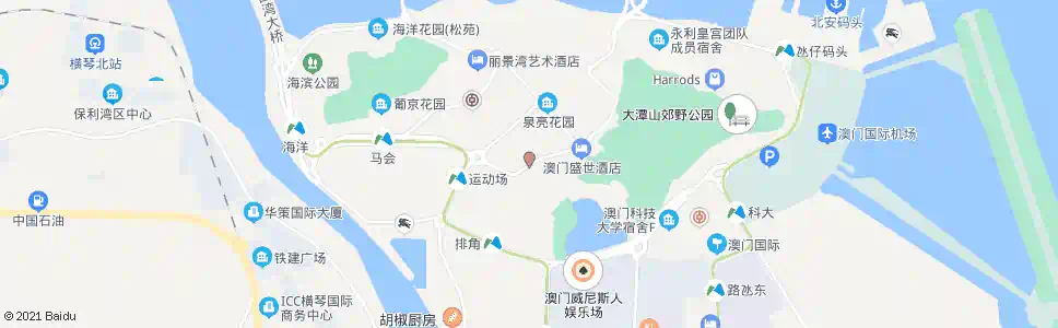 澳門奧林匹克大馬路_巴士站地圖_澳門巴士_妙搜巴士搜尋2025