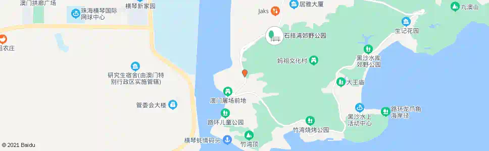 澳門路環警察訓練營_巴士站地圖_澳門巴士_妙搜巴士搜尋2025