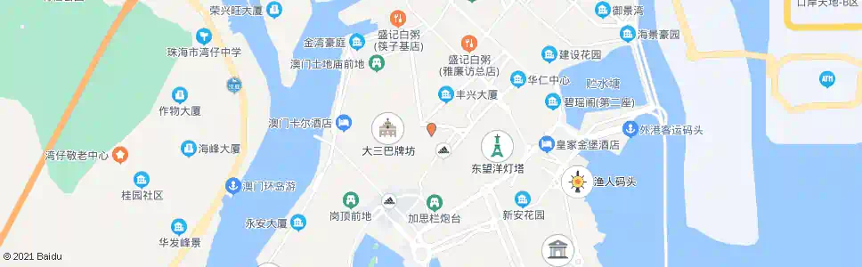 澳門得勝斜巷_巴士站地圖_澳門巴士_妙搜巴士搜尋2025