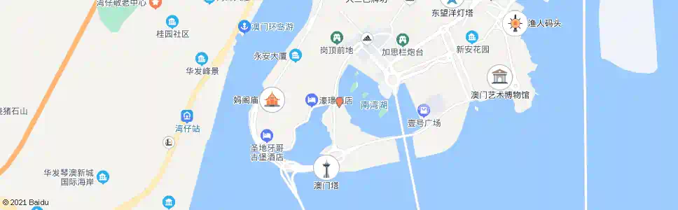 澳門南灣湖景大馬路_巴士站地圖_澳門巴士_妙搜巴士搜尋2025
