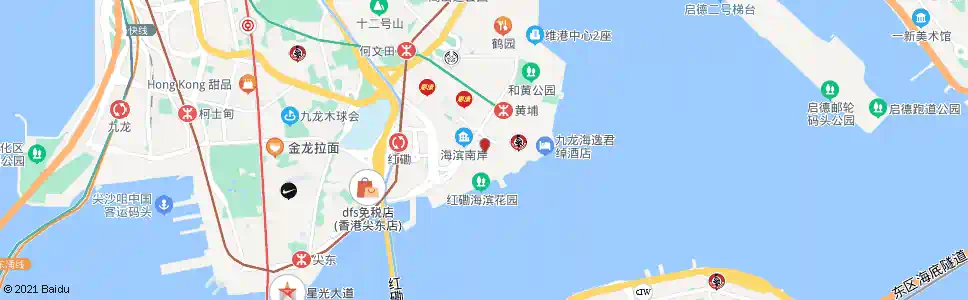 香港海濱南岸碼頭湧官立小學_巴士站地圖_香港巴士_妙搜巴士搜尋2025