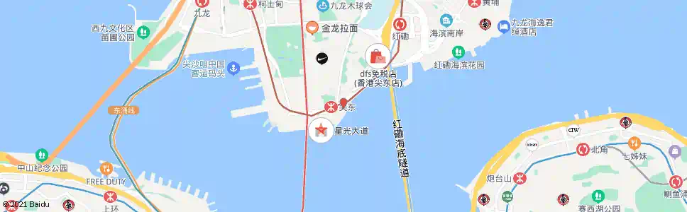 香港梳士巴利道(新世界中心)_巴士站地圖_香港巴士_妙搜巴士搜尋2025