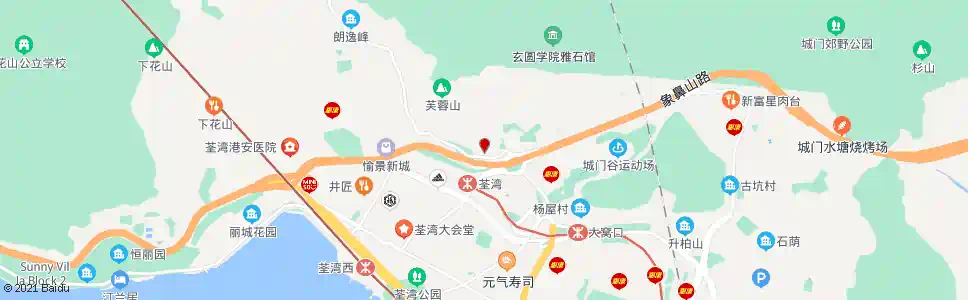 香港下花山村_巴士站地圖_香港巴士_妙搜巴士搜尋2025