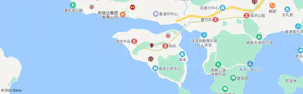 香港鴨脷洲(平瀾街)_巴士站地圖_香港巴士_妙搜巴士搜尋2025