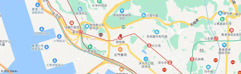 香港長沙灣站_巴士站地圖_香港巴士_妙搜巴士搜尋2025