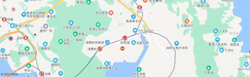香港將軍澳中心_巴士站地圖_香港巴士_妙搜巴士搜尋2025