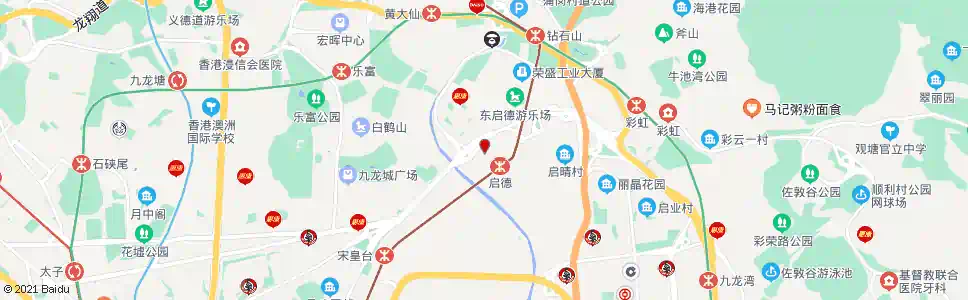 香港啓德(工業貿易大樓)_巴士站地圖_香港巴士_妙搜巴士搜尋2025