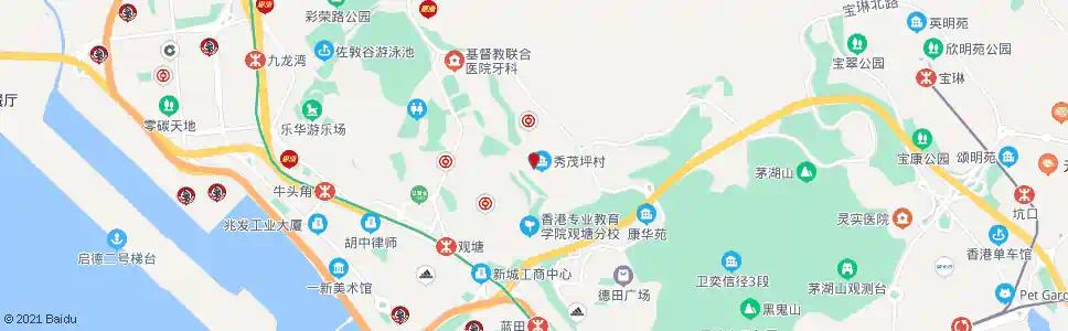 香港秀茂坪邨秀富樓_巴士站地圖_香港巴士_妙搜巴士搜尋2025