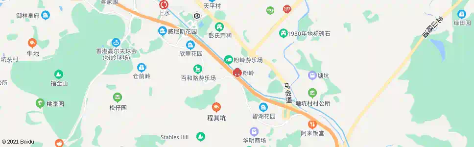 香港粉嶺馬適路_巴士站地圖_香港巴士_妙搜巴士搜尋2025